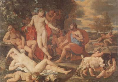 Nicolas Poussin Midas and Bacchus (mk08) Germany oil painting art